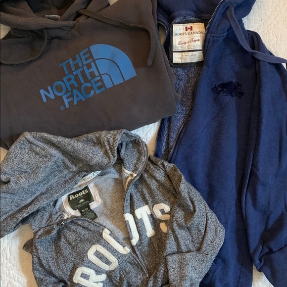 Roots and North Face sweaters - Picture 1 of 1